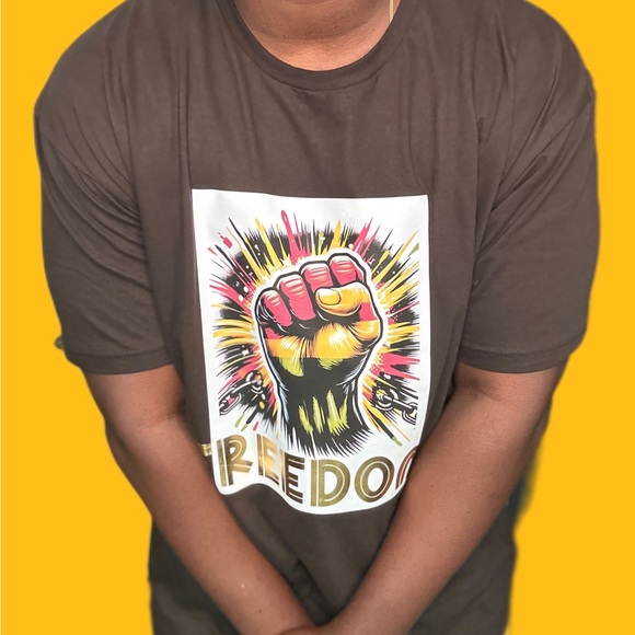 Freedom Afro TShirt unisex - Picture 3 of 4